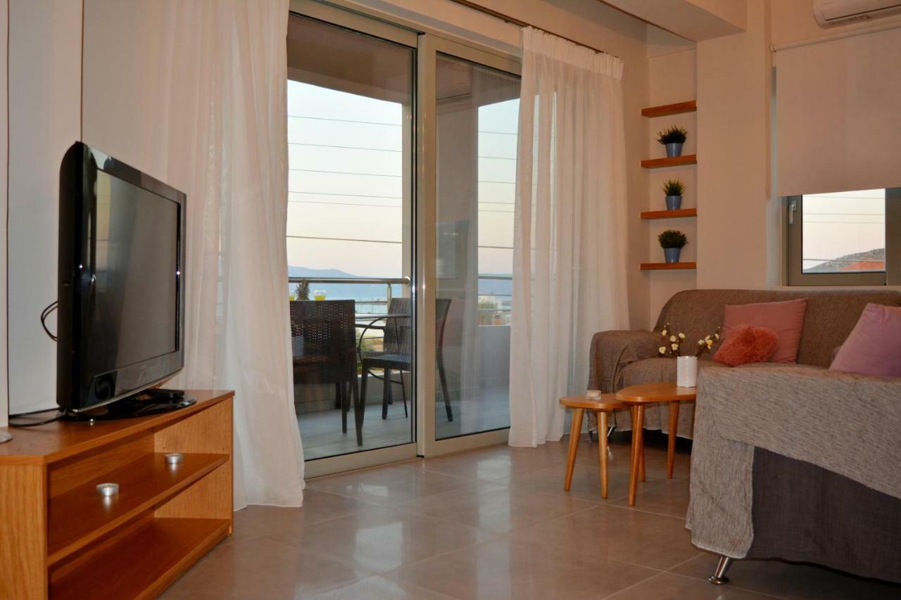 Balos Residence Private Pool Seafront Seaview Kíssamos Dış mekan fotoğraf