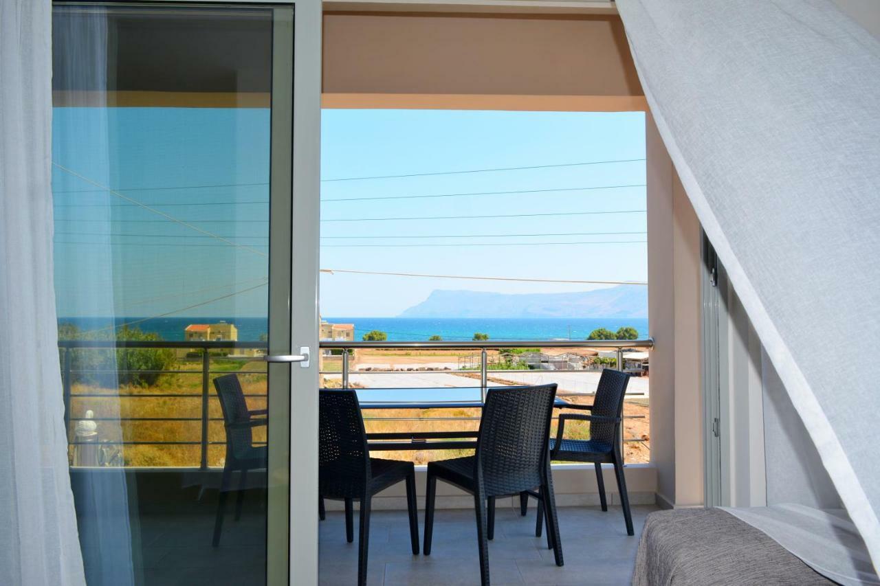 Balos Residence Private Pool Seafront Seaview Kíssamos Dış mekan fotoğraf